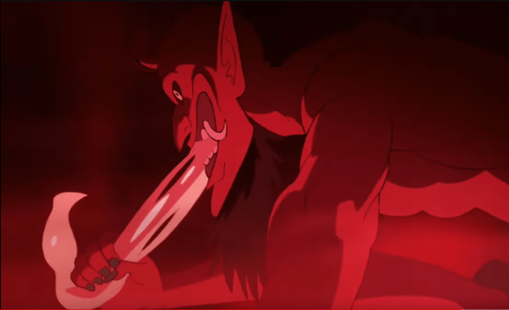 The unnamed demon from Ranking of Kings devouring a soul.